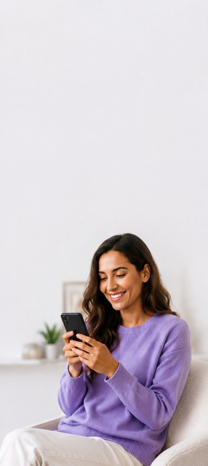 A person checking their personal loan options on a phone